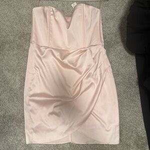 Meshki mini satin dress